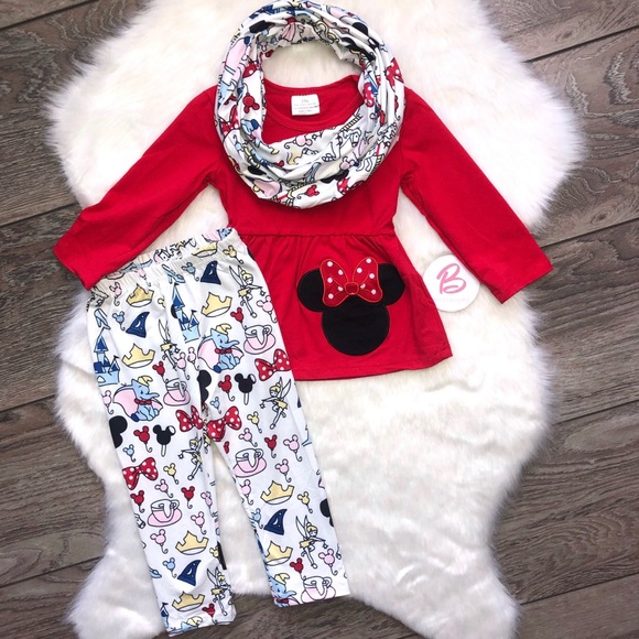 Other - Girl Boutique Minnie Outfit Set